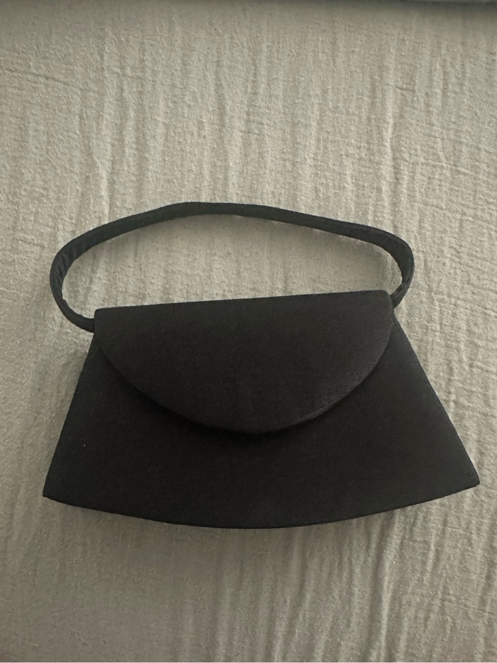 Chic Black Evening Clutch with Top Handle